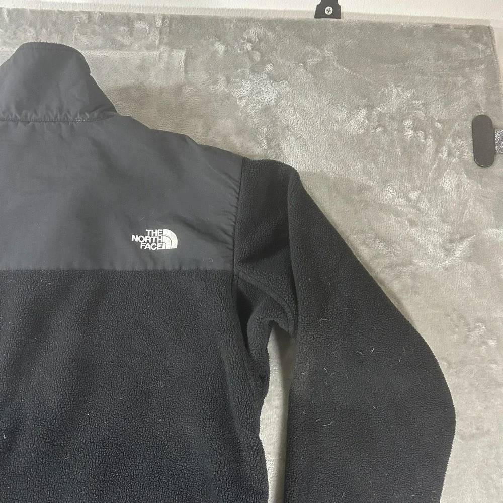 The North Face Jacket Mens Medium Black Fleece Full Zip Polartec Outdoor